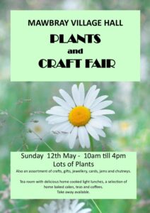 Mawbray Village Hall Annual Spring Plant and Craft Fair